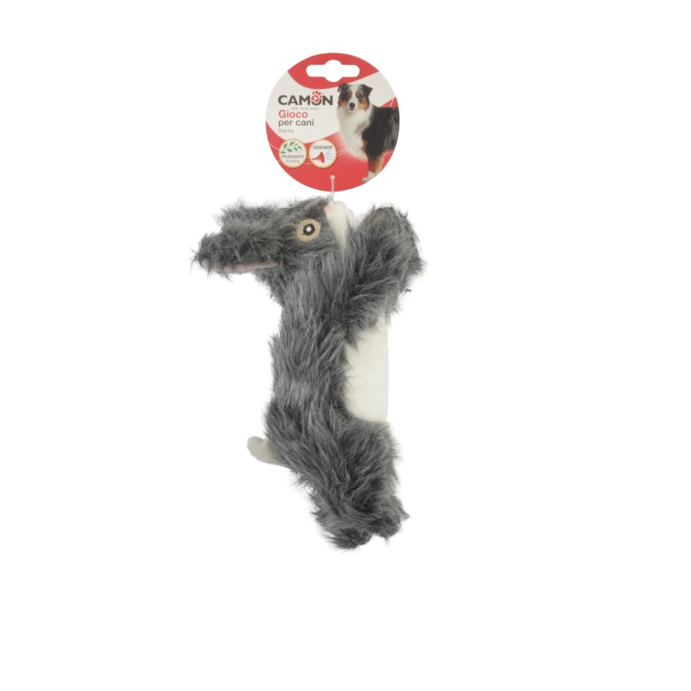 Camon Scoiattolo con Squeaker ed Effetto Frusciante per Cani