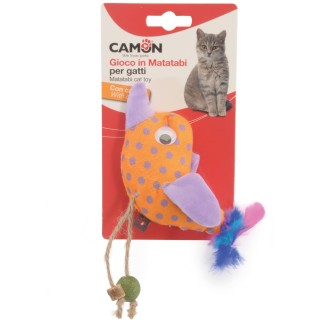 Camon Uccellino in Poliestere e Matatabi con Catnip per Gatti