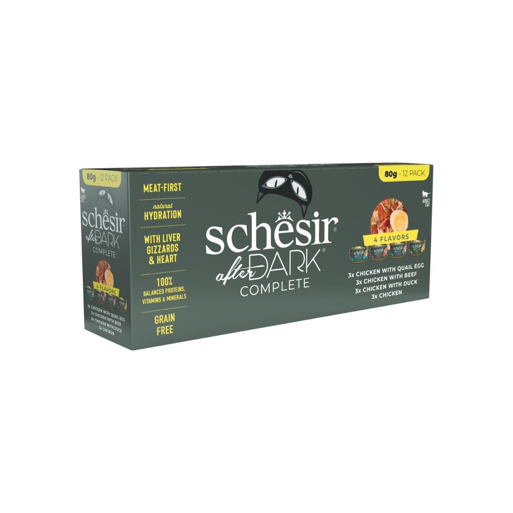 Schesir After Dark Wholefood Multipack Assortito