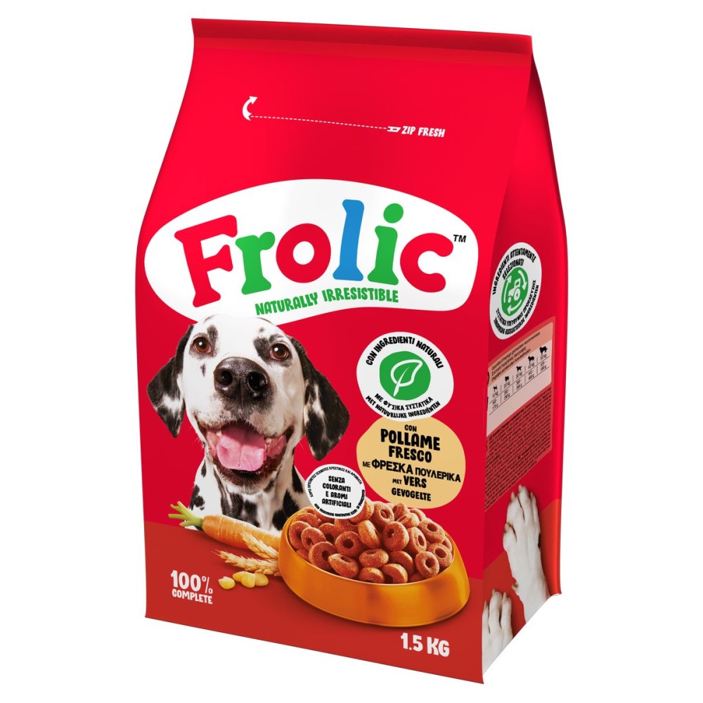 Frolic Adult Medium e Large al Pollame, Verdure e Riso