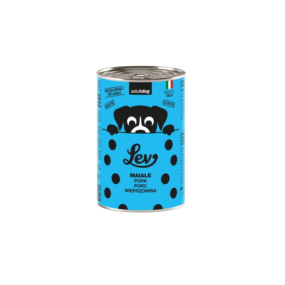 Natural Code Lev Dog Completo al Maiale in Lattina