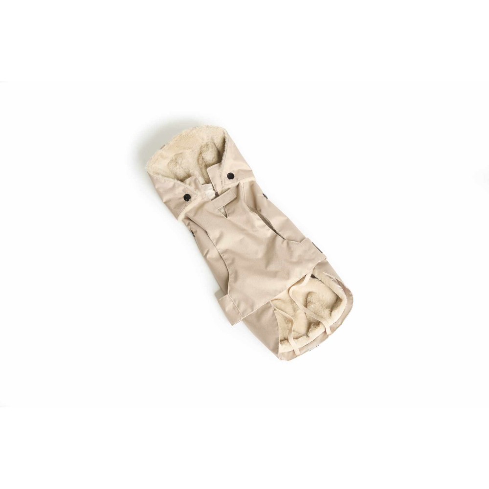 Fashion Dog Cappotto Impermeabile con Pelo Staccabile e Catarifrangente