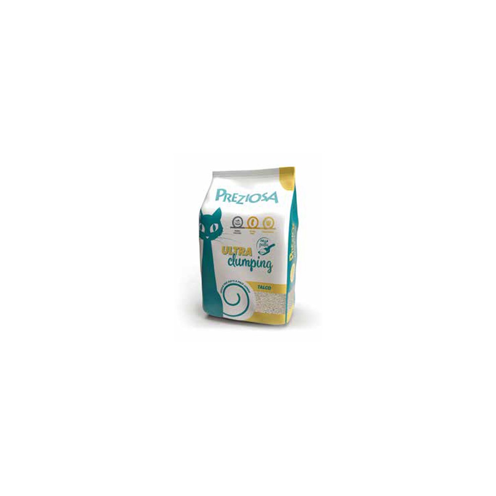 Preziosa Ultra Clumping Lettiera Agglomerante al Talco