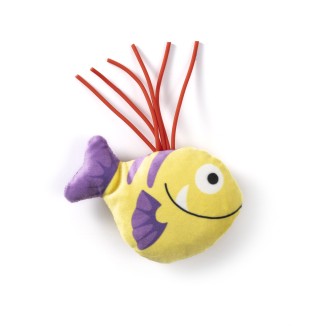 Leopet Ocean Piranha con Erba Gatta Gioco per Gatti