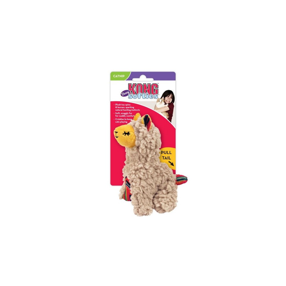 Kong Softies Buzzy Llama con Catnip