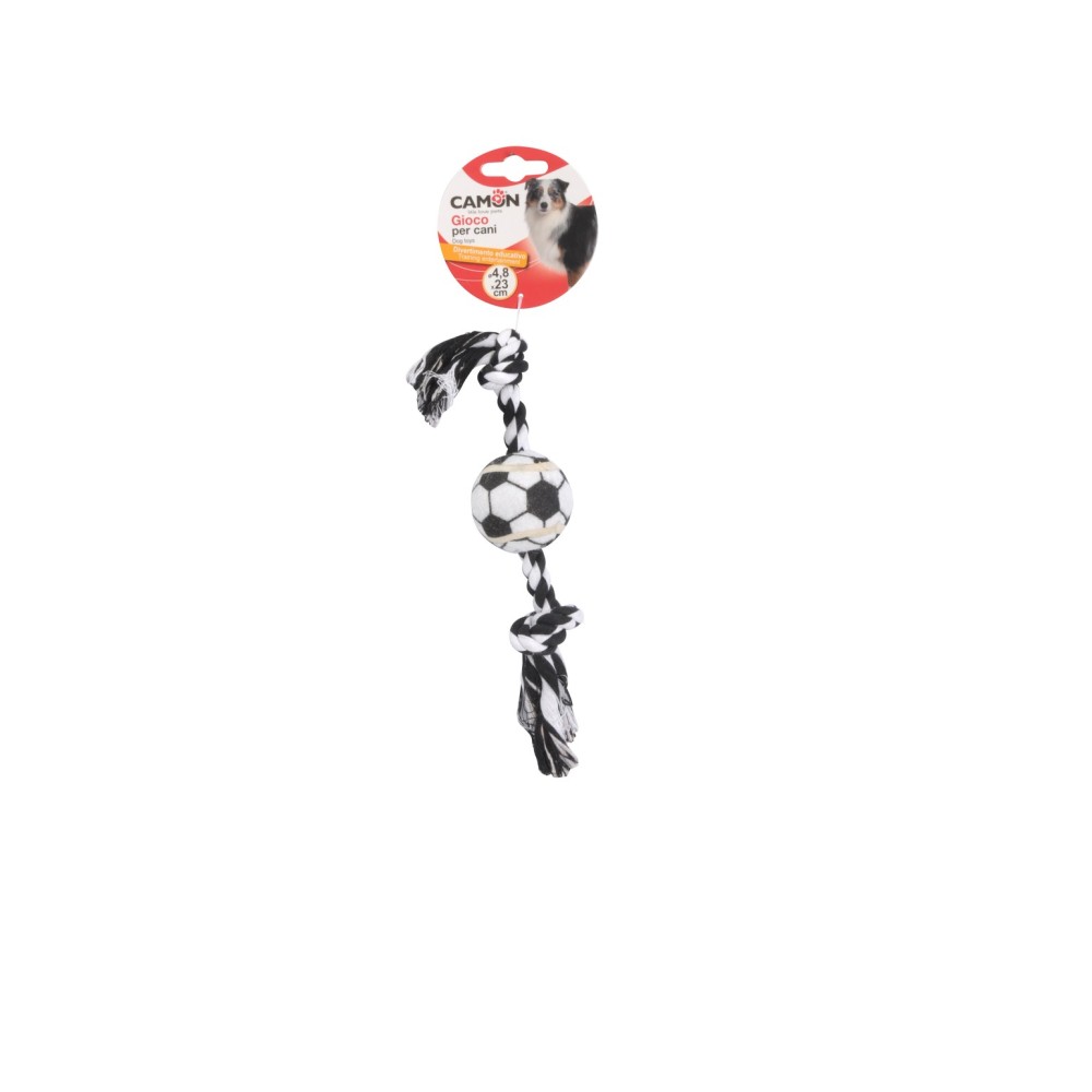 Camon Palla Sportiva con Corda per Cani