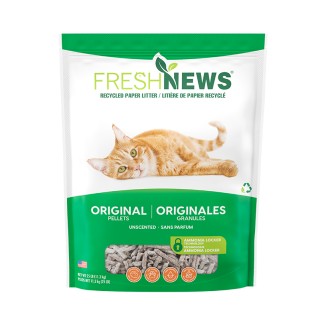 Fresh News Lettiera in Carta Riciclata per Gatti Original