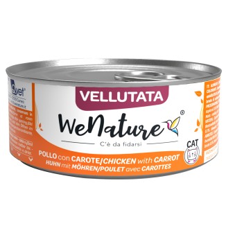 WeNature Cat Adult Vellutata al Pollo con Carote in Lattina