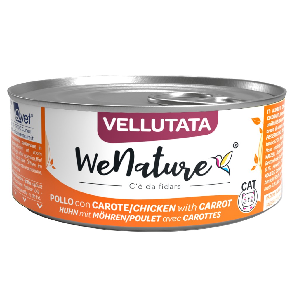 WeNature Cat Adult Vellutata al Pollo con Carote in Lattina