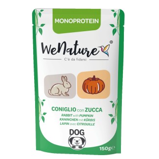 WeNature Monoprotein Cane al Coniglio con Zucca in Bustina