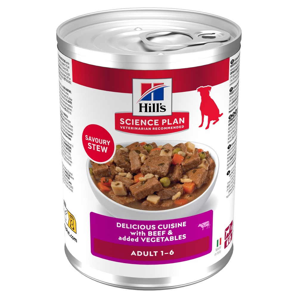Hill's Science Plan Adult Delicious Cuisine con Manzo e Verdure in Lattina