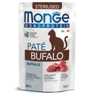 Monge Monoprotein Paté Sterilised per Gatti al Bufalo