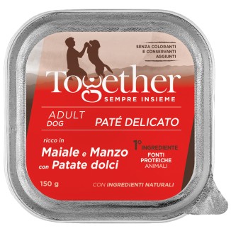 Together Dog Paté Delicato Adult al Manzo e Maiale in Vaschetta