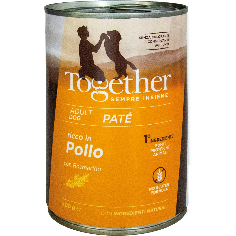 Together Dog Paté Adult al Pollo in Lattina