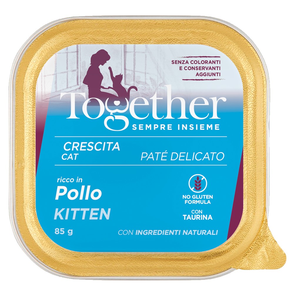 Together Cat Paté Kitten al Pollo in Vaschetta