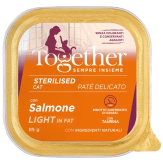 Together Cat Paté Light al Salmone in Vaschetta