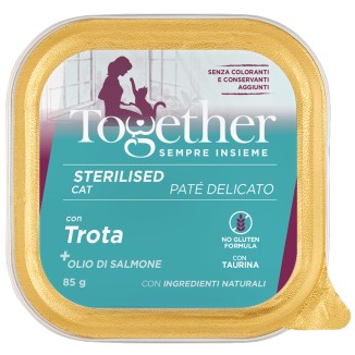 Together Cat Paté Sterilised alla Trota in Vaschetta
