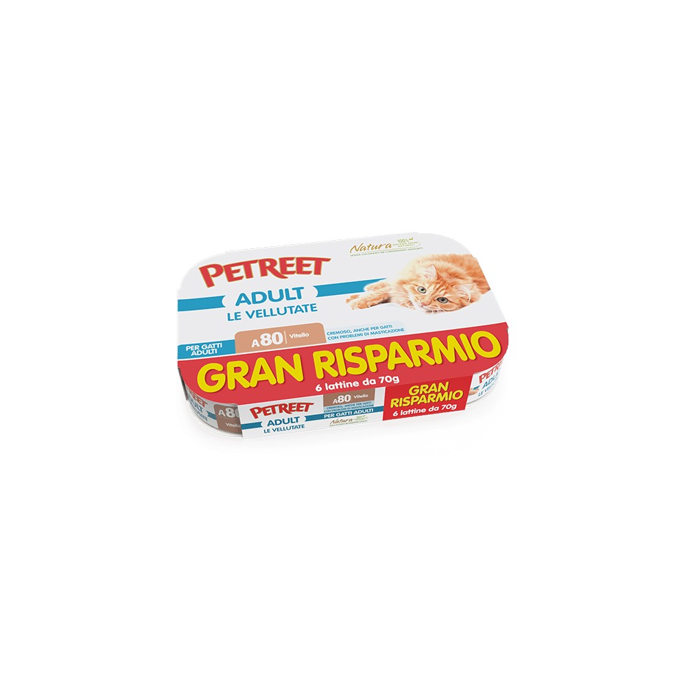 Petreet Le Vellutate al Vitello Multipack