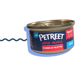 Petreet Vero Mare Cuore di Filetto di Tonno con Alicette in Lattina