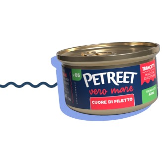 Petreet Vero Mare Cuore di Filetto di Tonno con Aloe in Lattina
