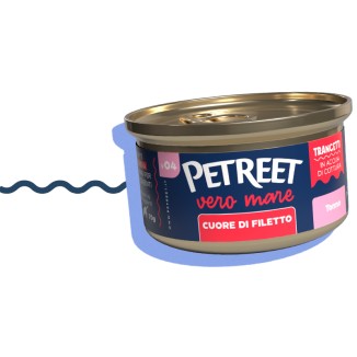 Petreet Vero Mare Cuore di Filetto di Tonno in Lattina