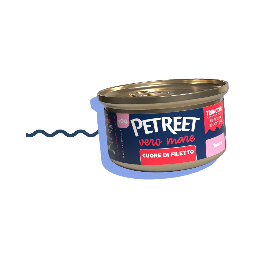 Petreet Vero Mare Cuore di Filetto di Tonno in Lattina