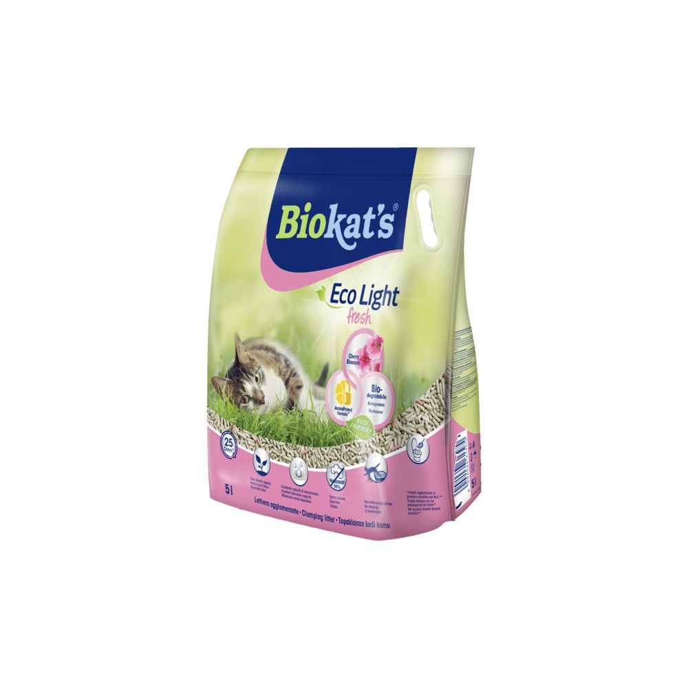 Biokat's Eco Light Fresh Cherry Blossom Lettiera Agglomerante