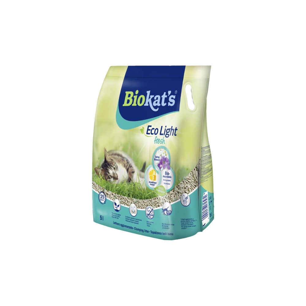 Biokat's Eco Light Fresh Spring Blossom Lettiera Agglomerante