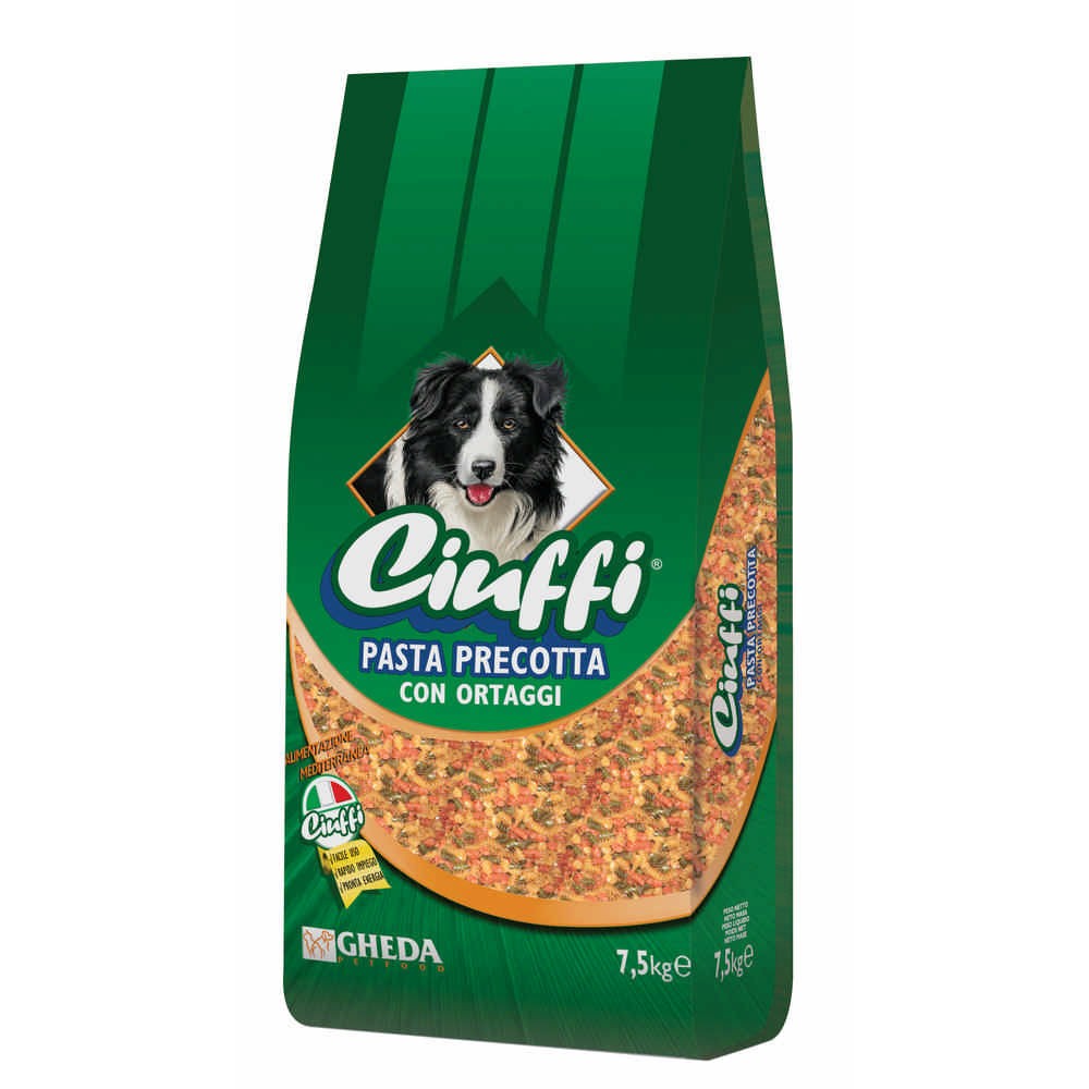Ciuffi Pasta Cotta alle Verdure per Cani