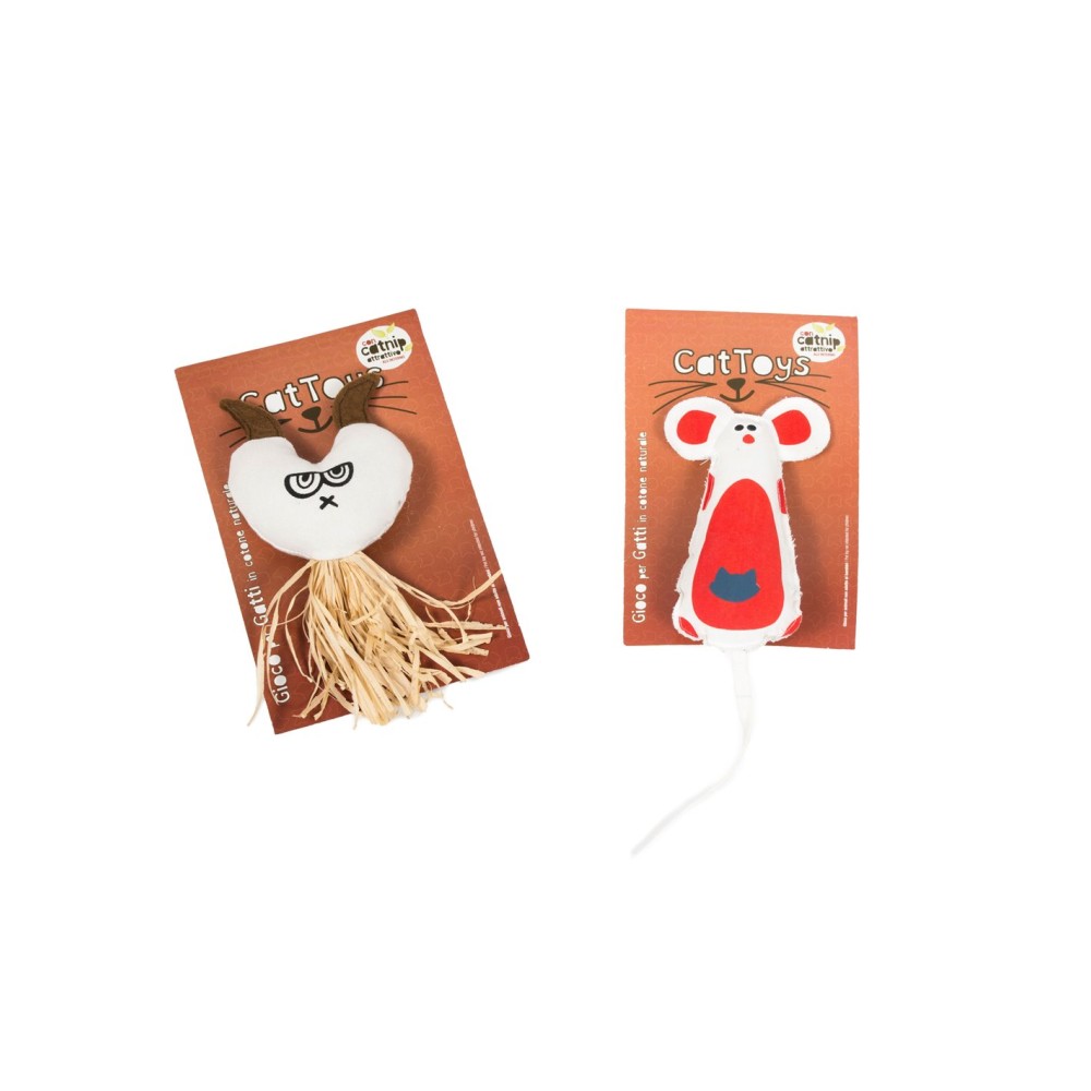 Farm Company Naturals Gioco per Gatti in Cotone con Catnip Assortito