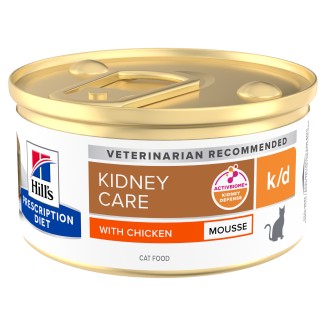 Hill's Prescription Diet k/d Feline Mousse al Pollo in Lattina