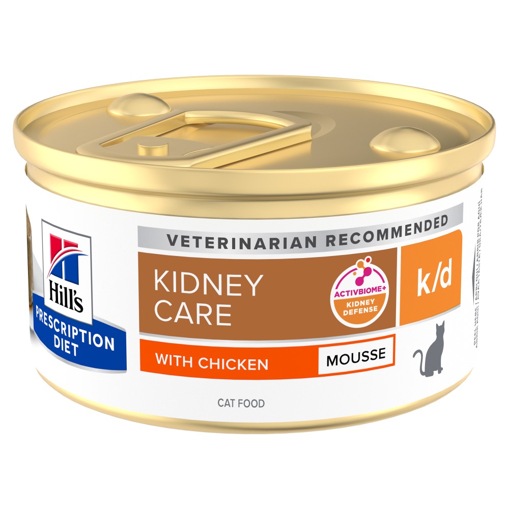 Hill's Prescription Diet k/d Feline Mousse al Pollo in Lattina