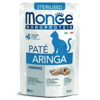 Monge Monoprotein Sterilised Gatto Paté all'Aringa in Bustina