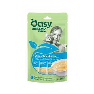 Oasy Creamy Snack per Gatti al Pesce Oceanico