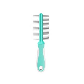 Record Hairmony Pettine Doppio in Metallo