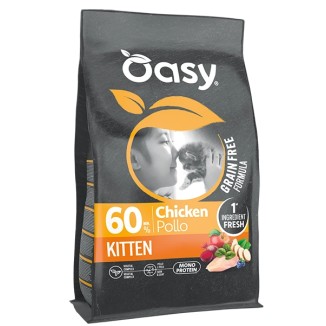 Oasy Grain Free Formula Kitten al Pollo