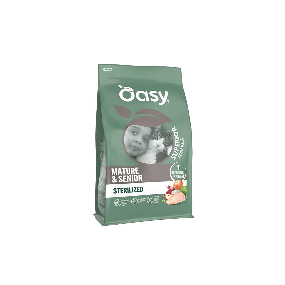 Oasy Superior Formula Mature & Senior Sterilized al Pollo