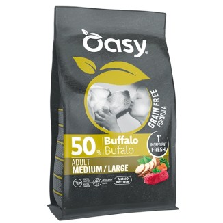 Oasy Grain Free Formula Medium/Large al Bufalo
