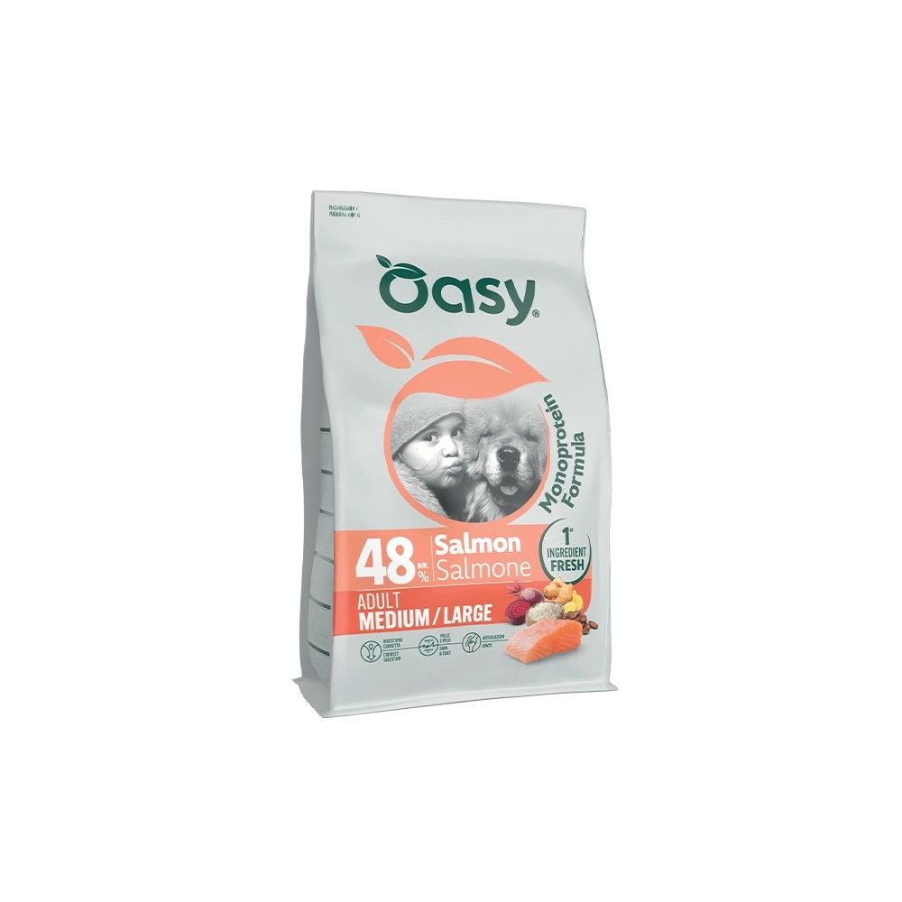 Oasy Monoprotein Formula Medium/Large al Salmone