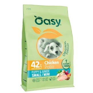 Oasy Original Formula Puppy & Junior Small/Mini al Pollo