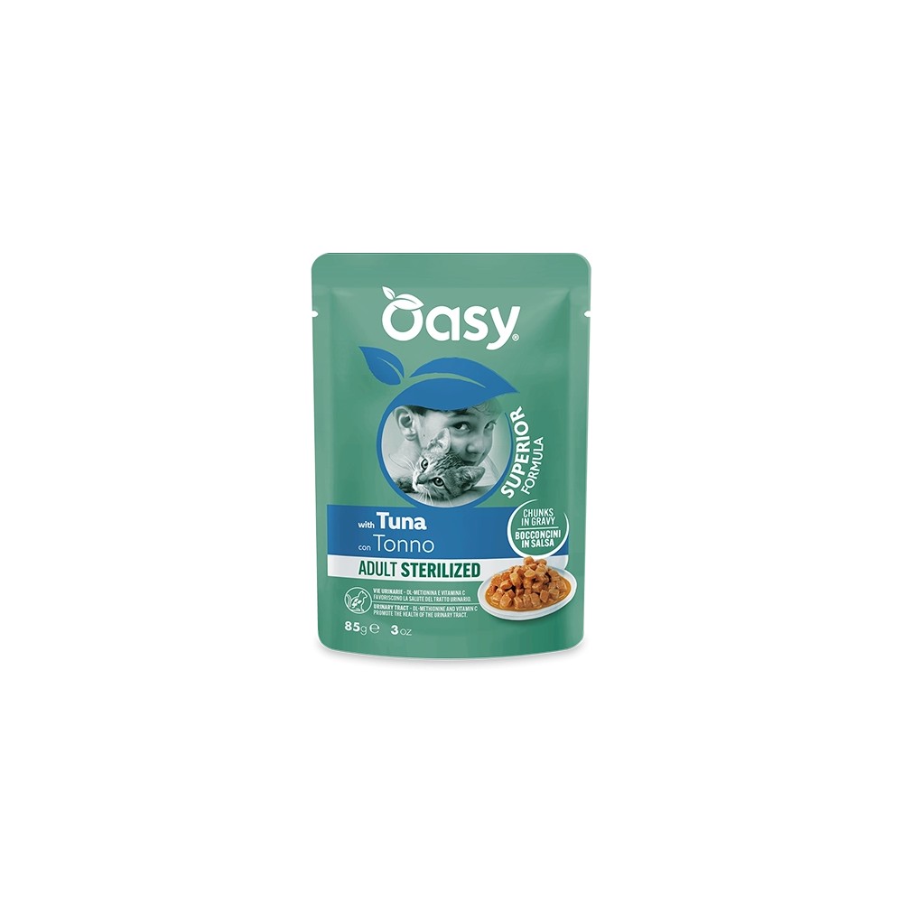 Oasy Superior Formula Bocconcini in Salsa al Tonno in Bustina