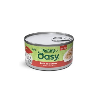 Oasy Natury Soft Jelly al Pollo con Anatra in Lattina