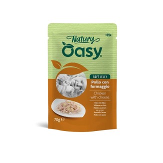 Oasy Natury Soft Jelly al Pollo con Formaggio in Bustina