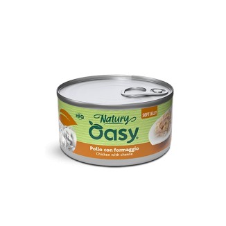 Oasy Natury Soft Jelly al Pollo con Formaggio in Lattina