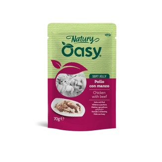 Oasy Natury Soft Jelly al Pollo con Manzo in Bustina