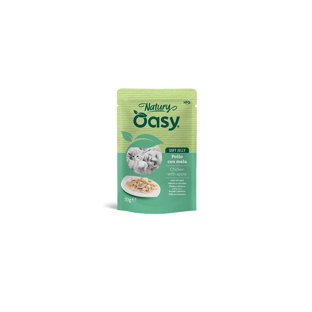 Oasy Natury Soft Jelly al Pollo con Mela in Bustina