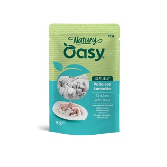 Oasy Natury Soft Jelly al Pollo con Tonnetto in Bustina