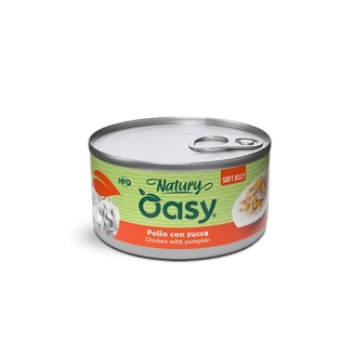 Oasy Natury Soft Jelly al Pollo con Zucca in Lattina