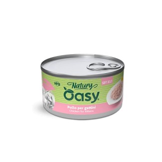 Oasy Natury Soft Jelly Kitten al Pollo in Lattina