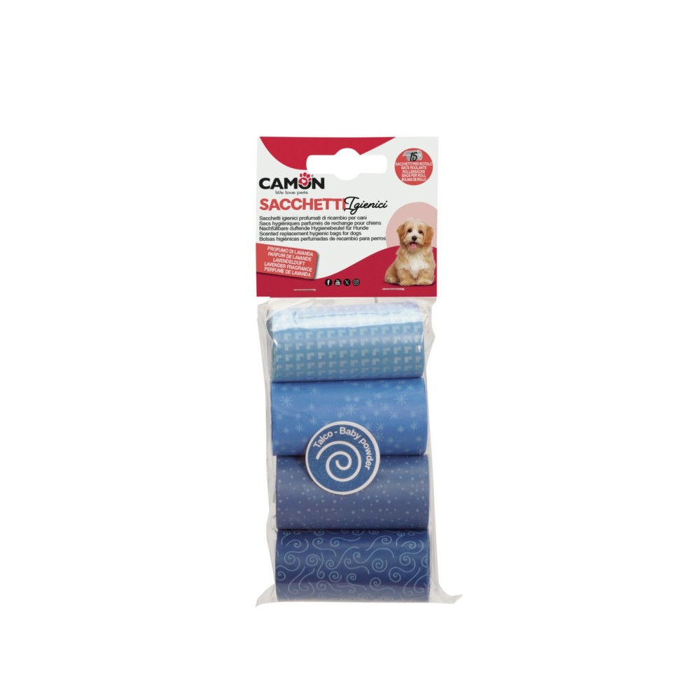 Camon Sacchetti Igienici al Profumo di Talco